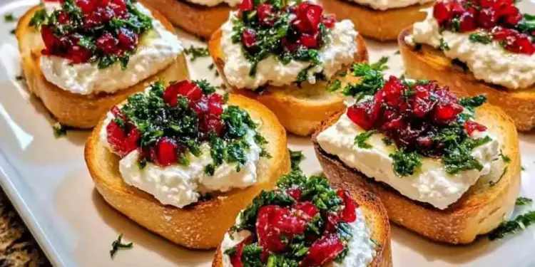Goat Cheese Crostini
