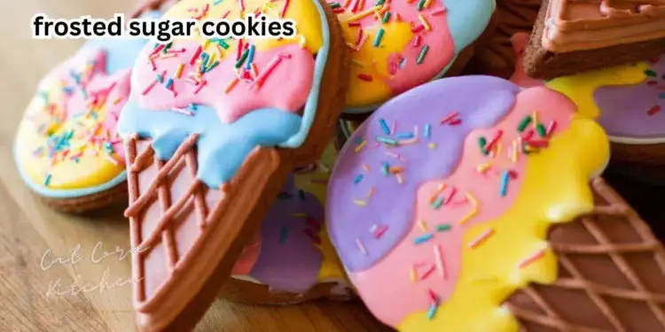 frosted sugar cookies