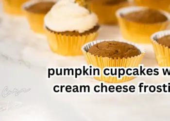 pumpkin cupcakes with cream cheese frosting