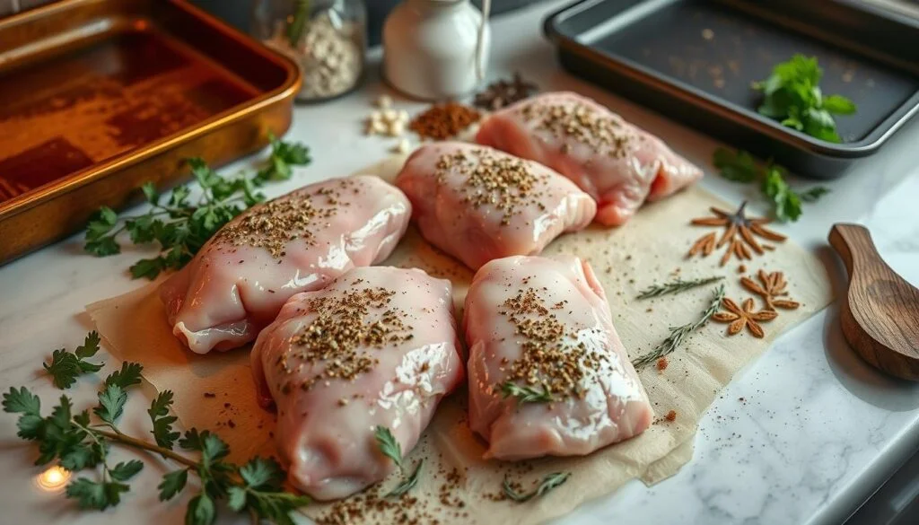 Baked Pork Cutlets Cooking Process