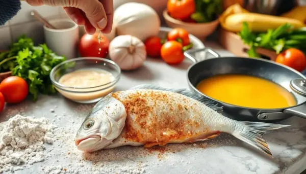 Crispy Fried Whiting Fish Preparation