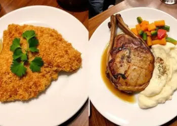 Pork schnitzel and pork chop cutlets