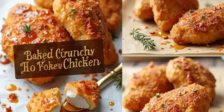 Baked Crunchy Hot Honey Chicken Recipe