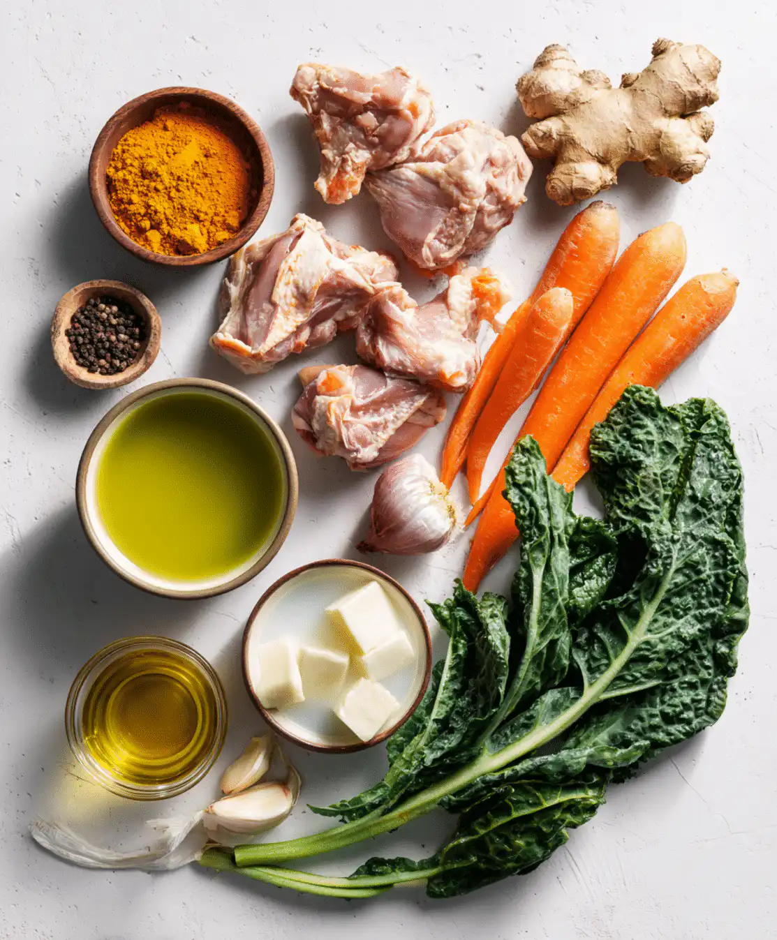 Anti inflammatory turmeric chicken soup ingredients