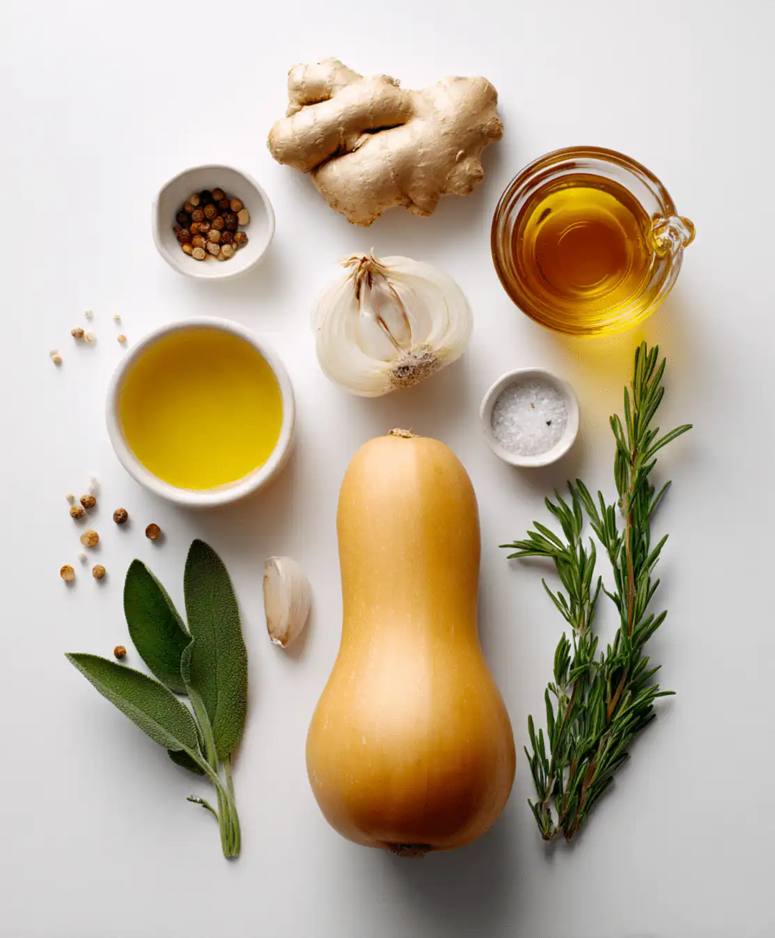 Healthy Butternut Squash Soup ingredients