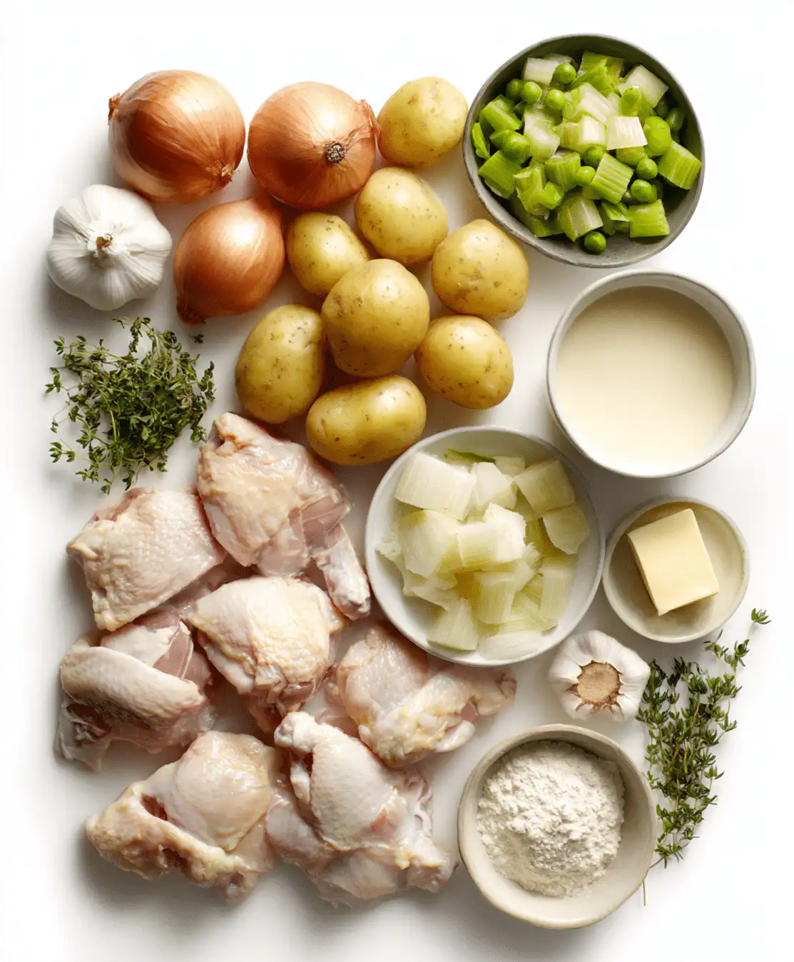 Poultry pot pie soup ingredients