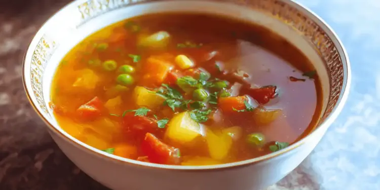 homemade vegetable soup