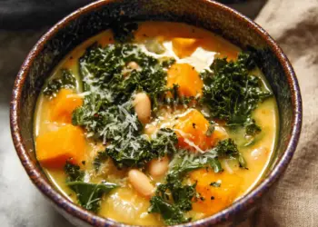 butternut squash kale white bean soup