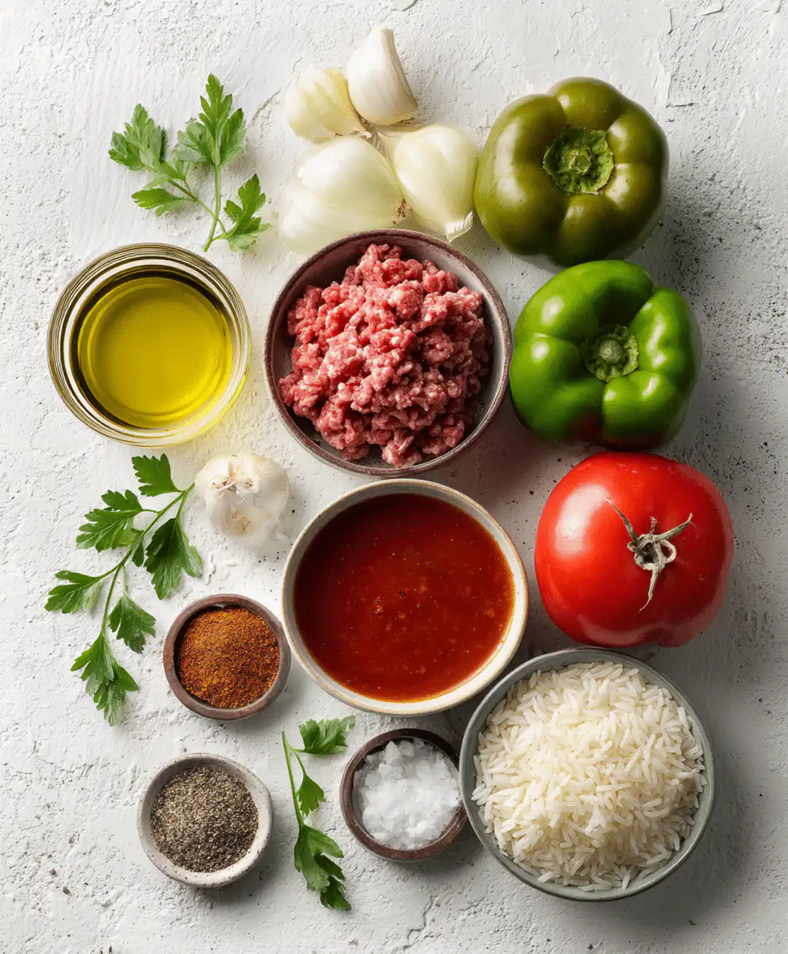 Stuffed Peppers Soup ingredients