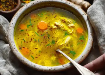 anti inflammatory turmeric chicken soup