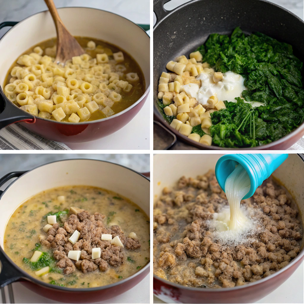 Creamy Italian Sausage Ditalini Soup How to Make