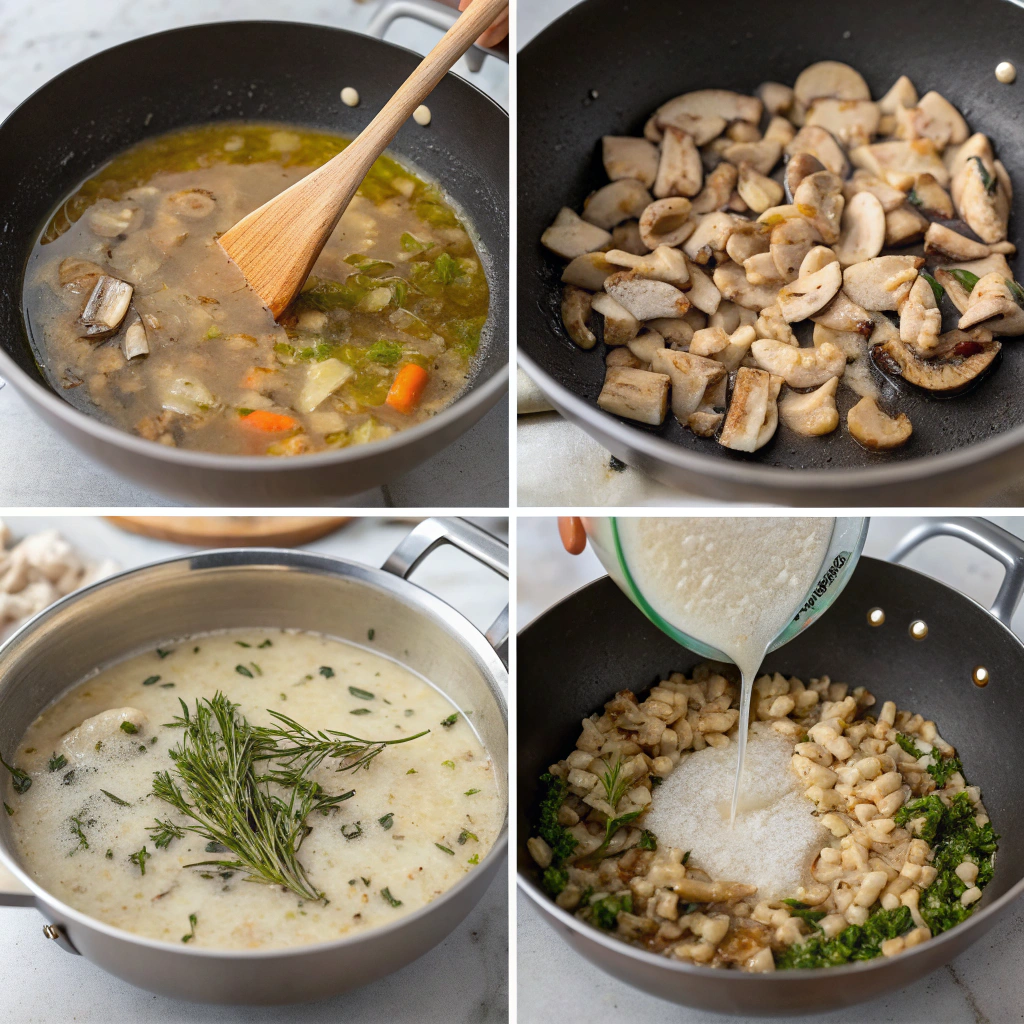 Creamy Mushroom Chicken & Wild Rice Soup How to Make