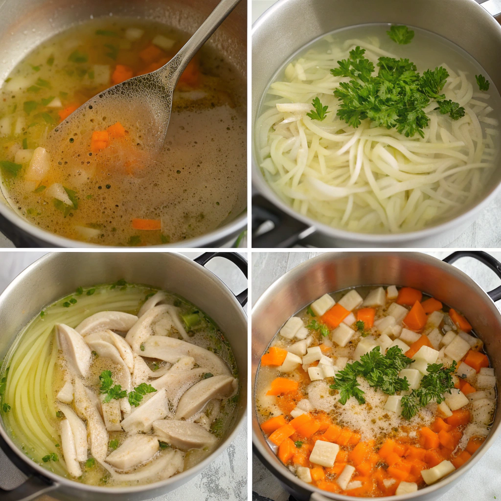 Easy chicken noodle soup how to make