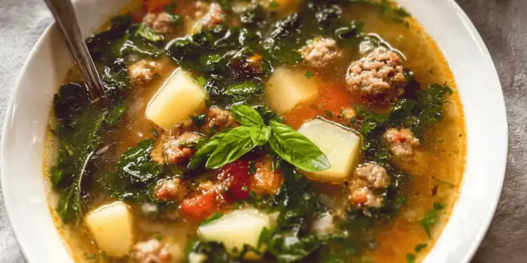 sausage potato kale soup
