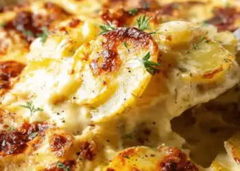 Boursin scalloped potatoes