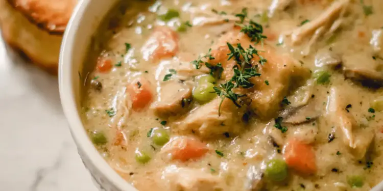 chicken pot pie soup