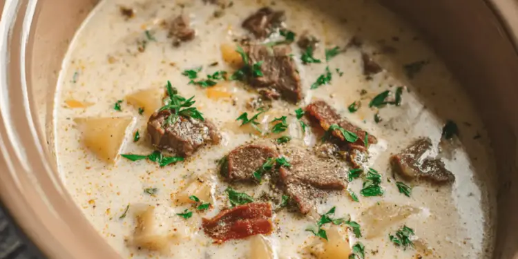 cheesesteak potato soup