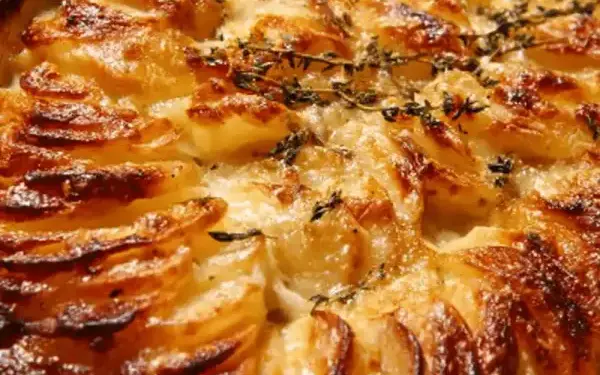 Thanksgiving au gratin potatoes