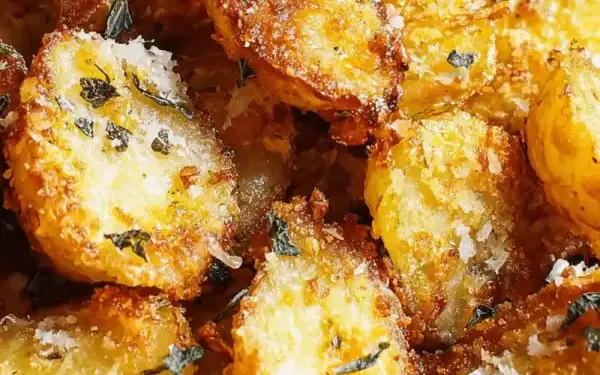 Crispy Parmesan Potatoes