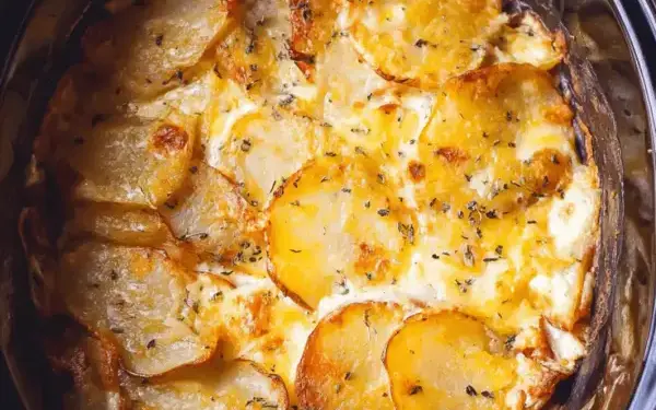 slow cooker scalloped potatoes