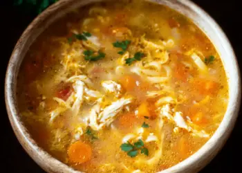 Sicilian chicken soup