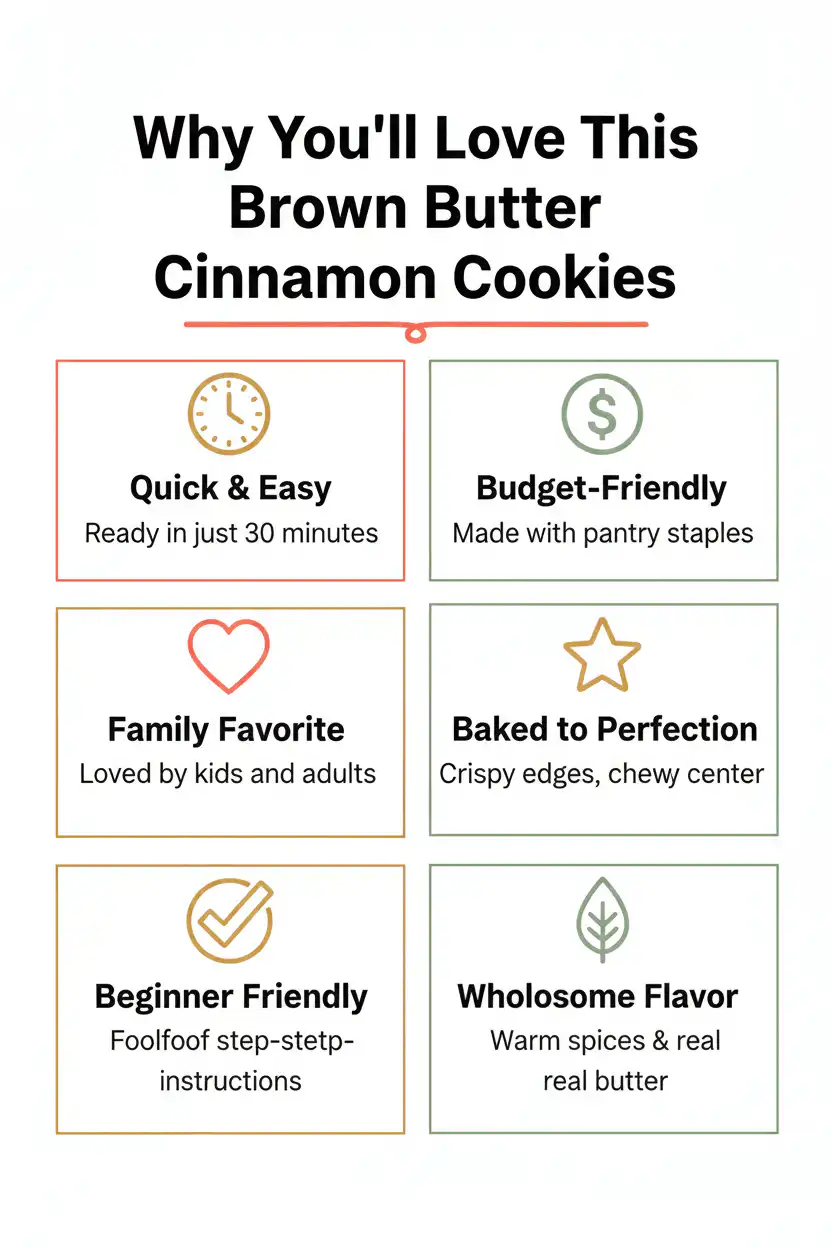 Why you'll love brown butter cinnamon cookies