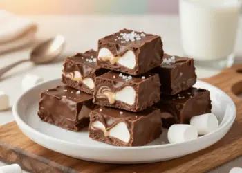 Easy Chocolate Marshmallow Fudge