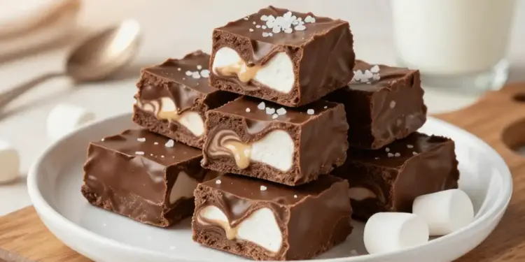Easy Chocolate Marshmallow Fudge