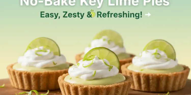 No-Bake Key Lime Pies
