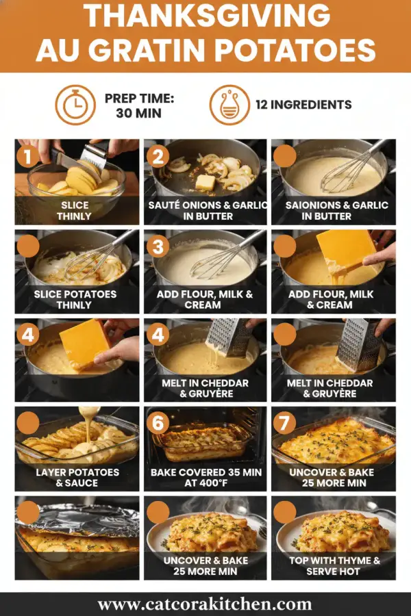 Thanksgiving au gratin potatoes how to make