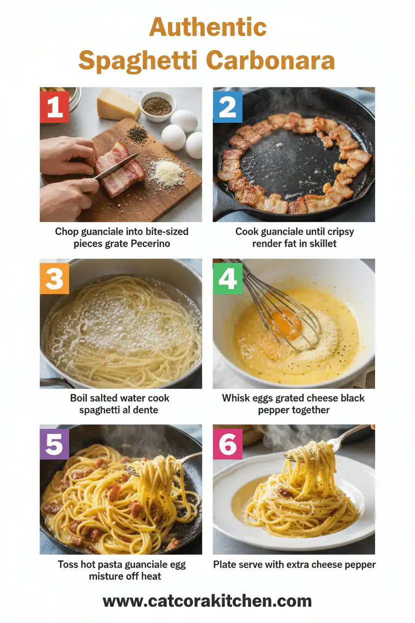 Authentic carbonara recipe how to make
