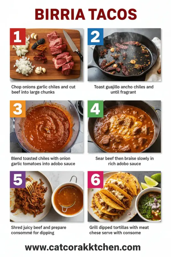 Birria Tacos How to Make