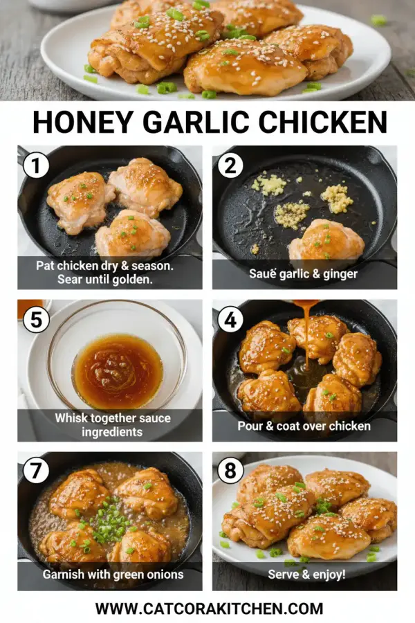 Honey garlic chicken how to make