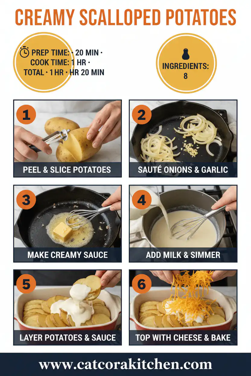 scalloped potatoes recipe How to Make