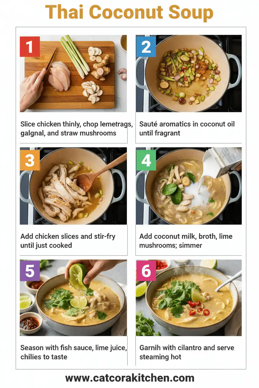 Thai Coconut Soup How to Make 