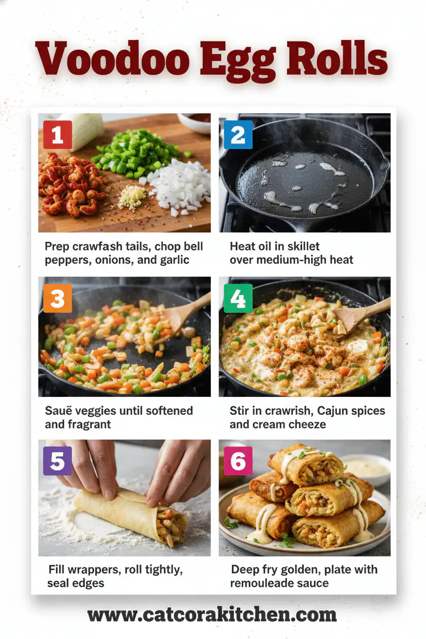 Voodoo egg rolls how to make