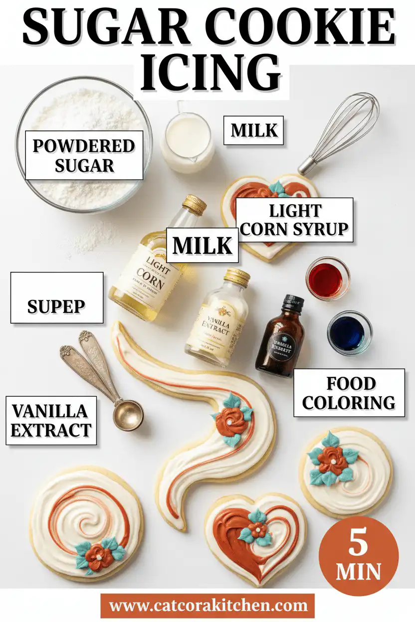 Sugar cookie icing ingredients