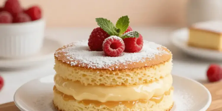 Vanilla Magic Custard Cake