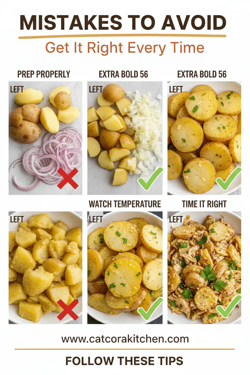 German potato salad common mistakes