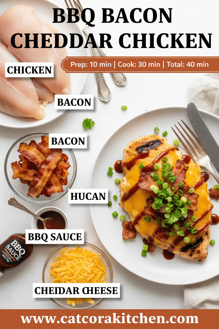 BBQ bacon cheddar chicken ingredients