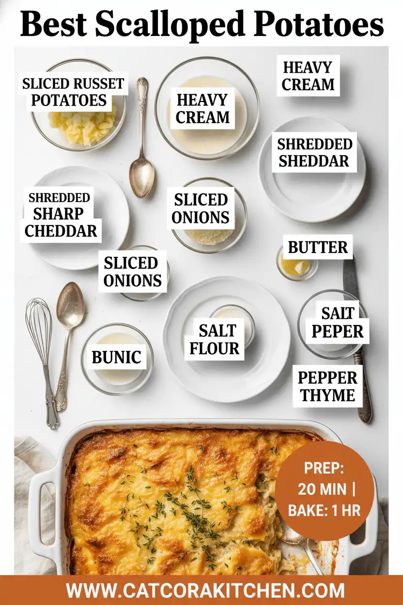 Scalloped potatoes ingredients