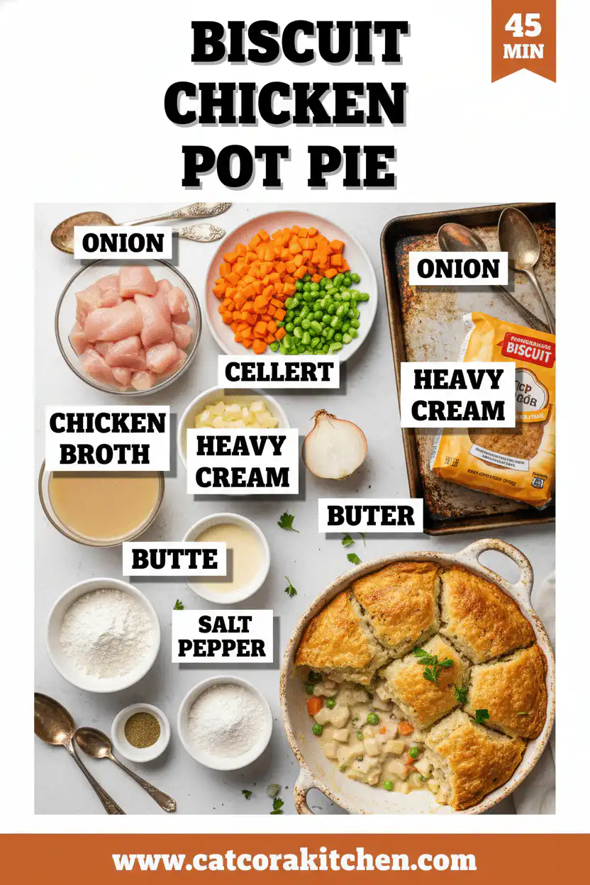 Biscuit chicken pot pie ingredients