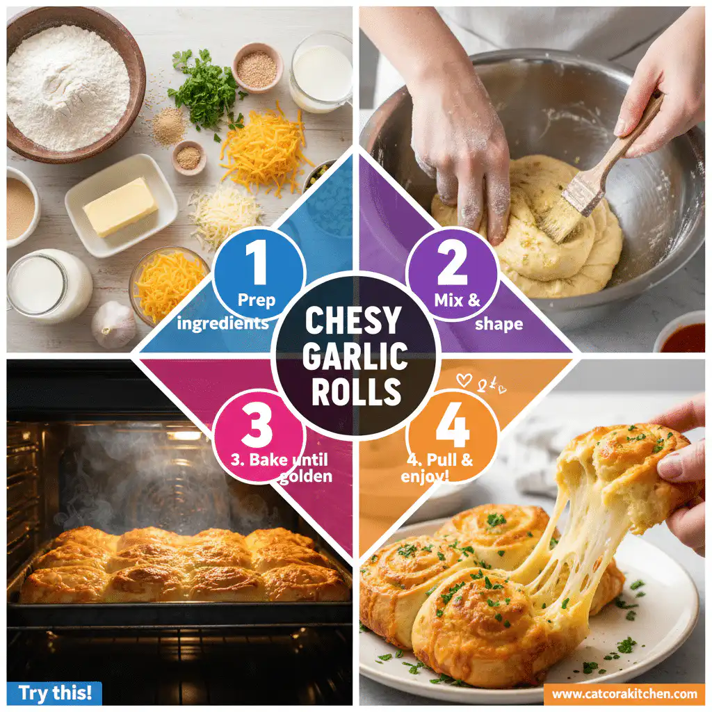 card recipe ingredients and instructions cheesy garlic rolls