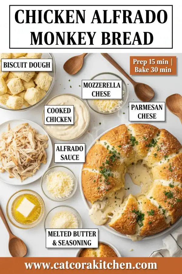 Chicken alfredo monkey bread ingredients