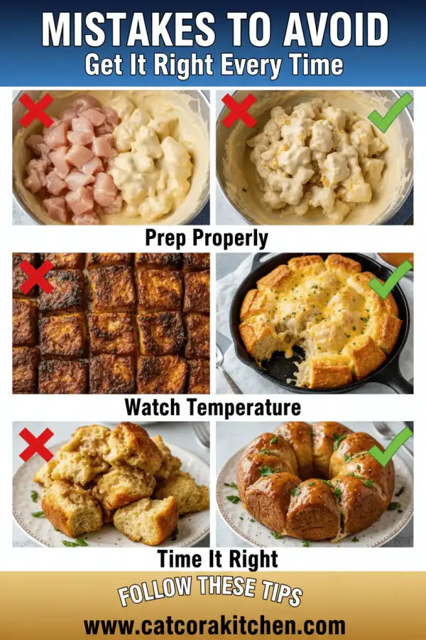 Chicken alfredo monkey bread common mistakes
