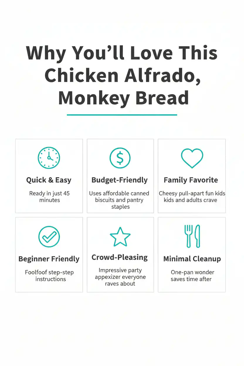 Why you'll love chicken alfredo monkey bread