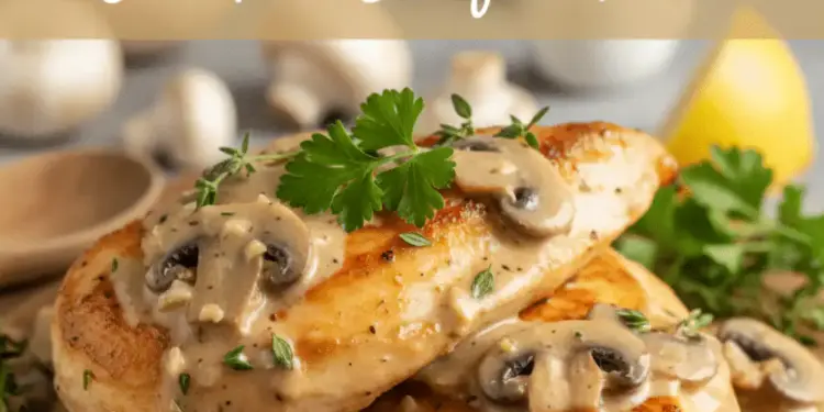 creamy mushroom chicken