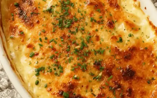 roasted garlic au gratin