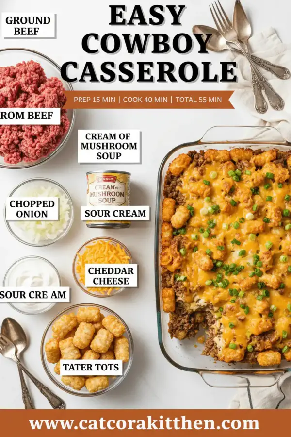 Easy cowboy casserole ingredients