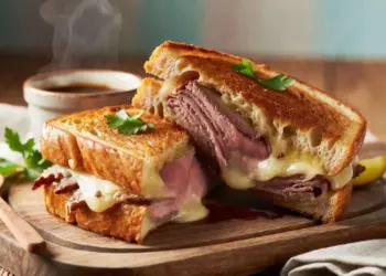 french dip grilled cheese